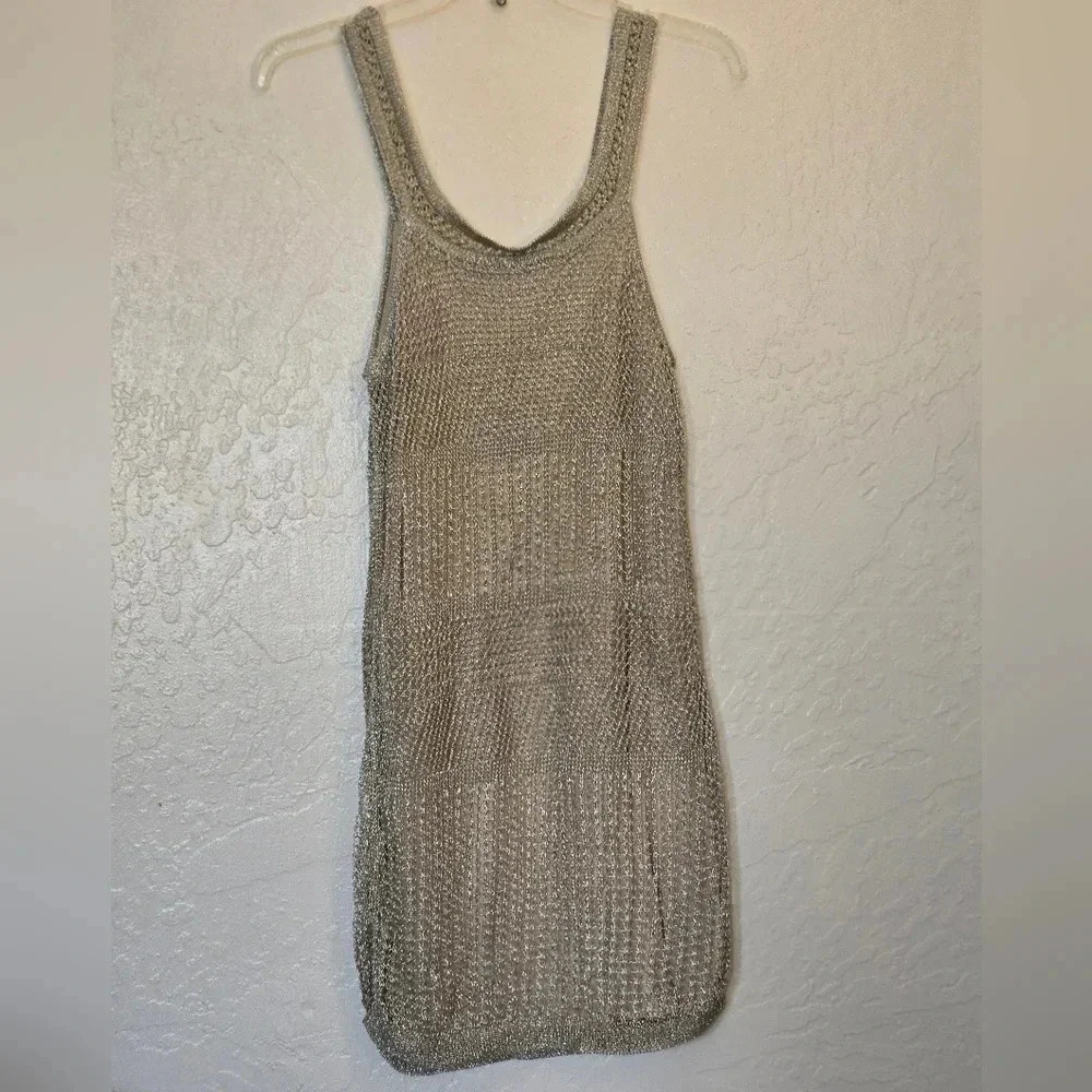 Alice & Olivia | Gold Chainmail Mini Dress Sz XS